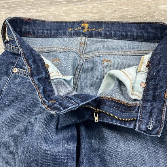 7 for all Mankind bootcut jeans u075d080u-080u Size 26 Nice Jeans 28X29 - Picture 5 of 11